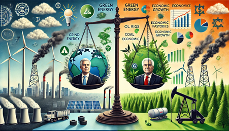 How do political ideologies influence climate policies? 