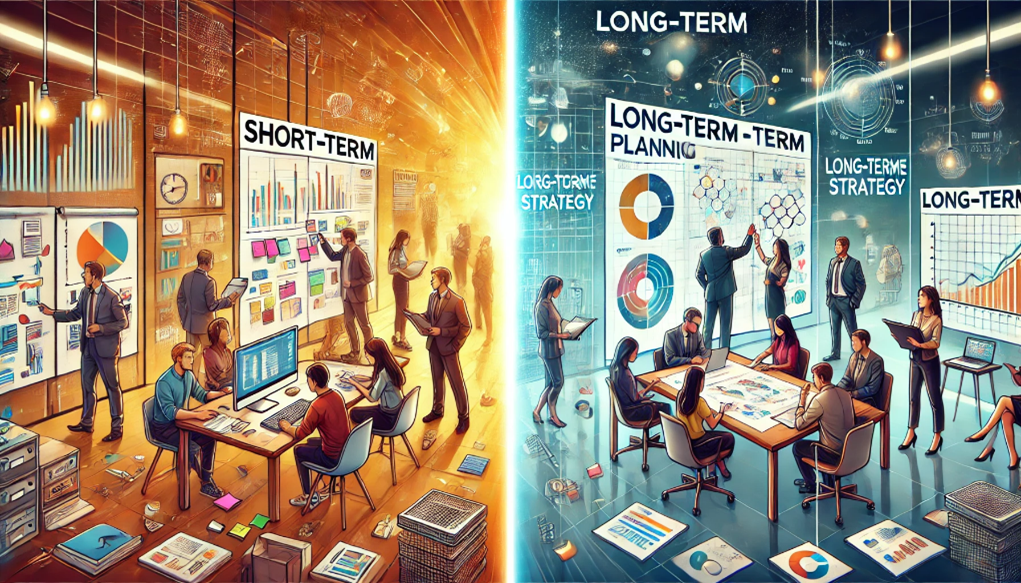 Long-term vs. short-term planning: What works?