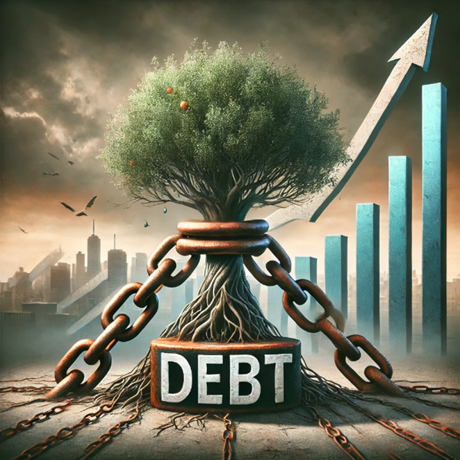 How does sovereign debt impact the economic growth of developing nations 