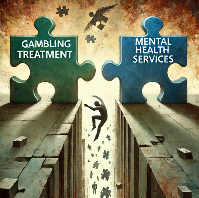 Lack of adequate mental health support for gambling addicts 