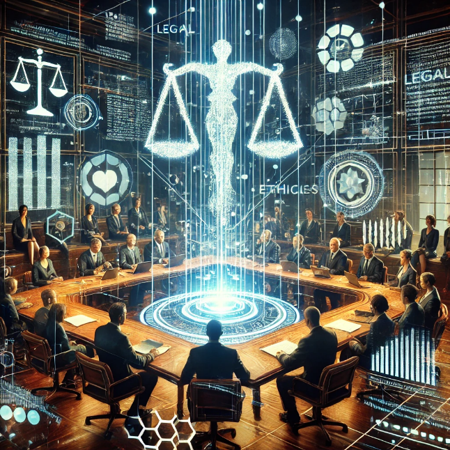 What are the ethical concerns around AI-powered legal services and advice?