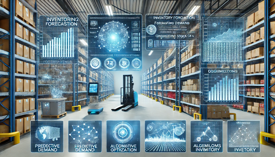 How can machine learning improve warehouse automation and real-time inventory tracking?